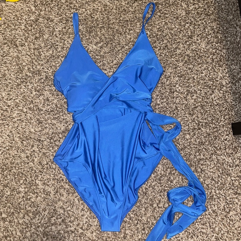 Aerie one piece wrap swim suit